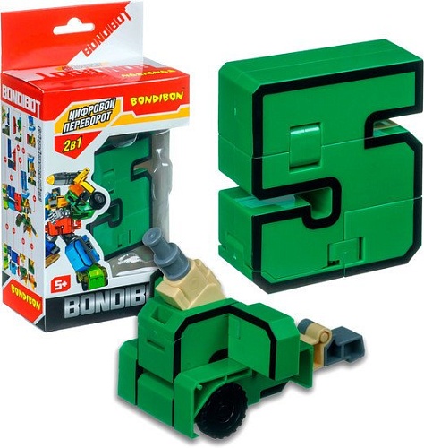 Трансформер Bondibon Bondibot Цифра 5 ВВ4353