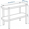 Туалетный/интерьерный столик Ikea Листерби (коричневый) 904.090.37