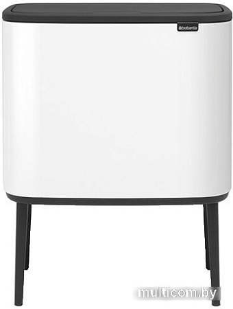 Brabantia Bo Touch Bin 11+23 л (белый)