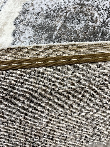 Ковер для жилой комнаты Bossan Rome D074A-GRI-BEJ (1.6x2.3)