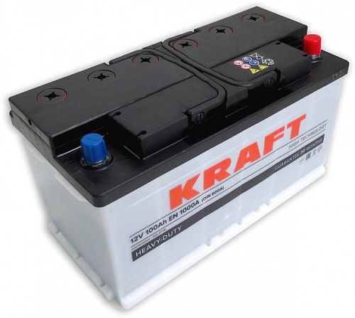 Автомобильный аккумулятор Kraft 100 R KR100.0