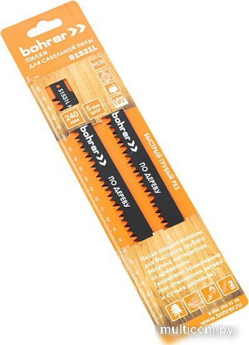 Набор пильных полотен Bohrer S1531L