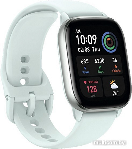 Умные часы Amazfit GTS 4 Mini (мятно-голубой)