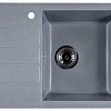 Кухонная мойка Marblan Recta R (серебристый, с сифоном)