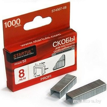 Скобы Startul ST4507-08 (1000 шт)