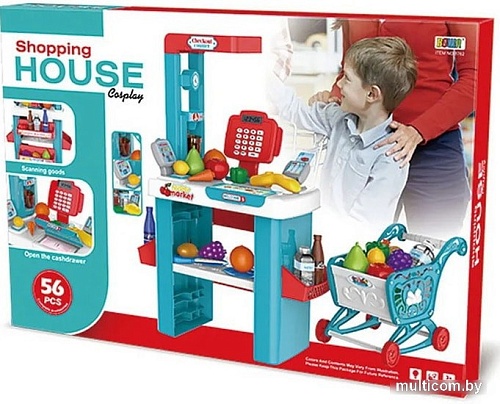 Магазин игрушечный Pituso Супермаркет с тележкой для покупок HW19041743