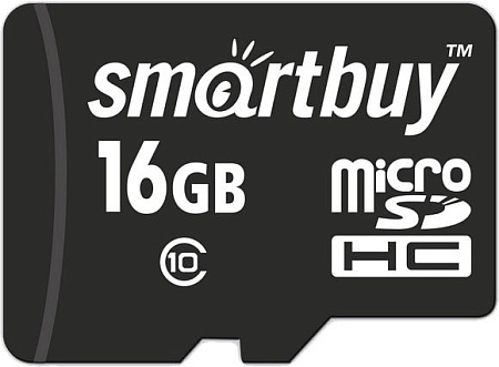 Карта памяти Smart Buy microSDHC SB16GBSDCL10-00LE 16GB