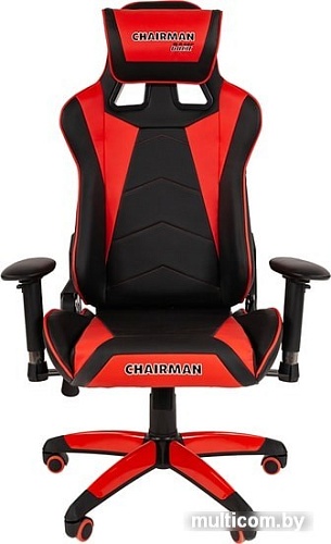 Кресло CHAIRMAN Game 44 (черный/красный)