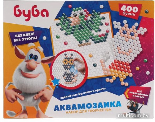 Набор для создания поделок/игрушек MultiArt Аквамозаика Буба AB400-BUBA3