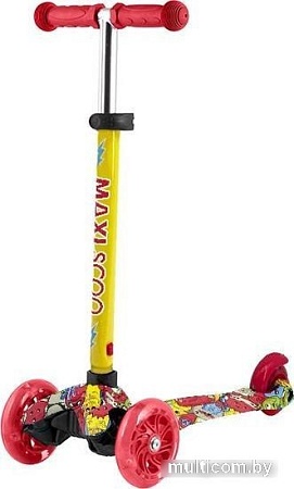 Трехколесный самокат Maxiscoo Baby MSC-B072102PR (монстры)