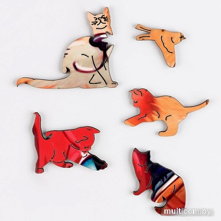 Пазл Treetobe Кот на мопеде 9888197