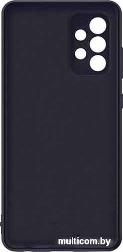 Чехол Samsung Silicone Cover для Samsung Galaxy A72 (черный)
