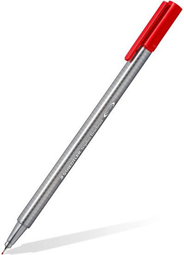 Ручка капиллярная Staedtler Триплюс 334-28 (красное дерево)