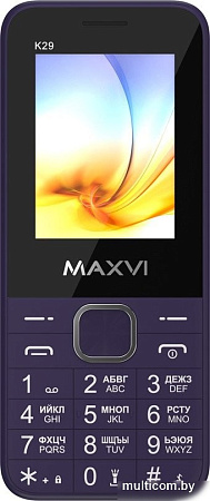 Телефон Maxvi K29 (фиолетовый)