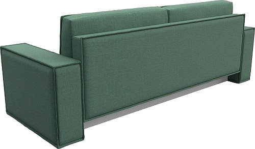 Диван Лига диванов Куба Лайт 129437 (рогожка амур 11 зеленый)