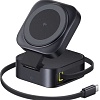 Сетевое зарядное Baseus PicoGo Series 2-in-1 Magnetic Wireless Charger Qi2 67W P10276800123-00 (черный)