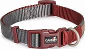 Ошейник Camon DC119/A.05 (регулируемый двухцветный серый/красный)