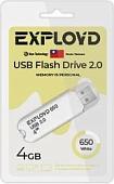 USB Flash Exployd 650 4GB (белый)