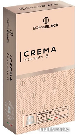 Кофе в капсулах BrewBlack Crema 10 шт