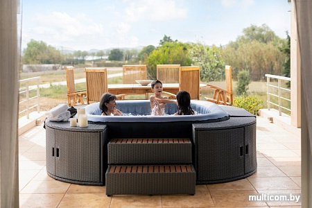 Каркасно-надувной бассейн MSPA Comfort Tekapo Square 6 персон