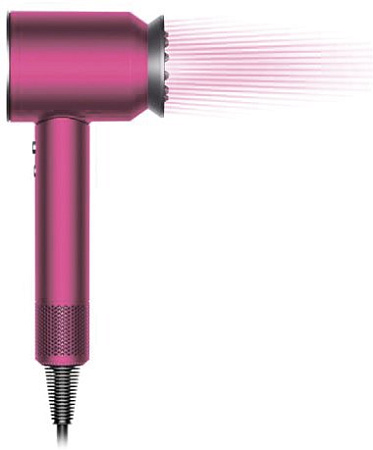 Фен Dyson HD07 Supersonic 390244-01 (фуксия/никель)
