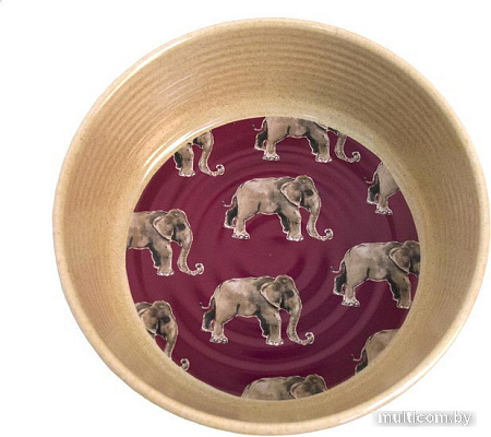 Миска TarHong Safari Elephant 950 мл (бежево-коричневый)