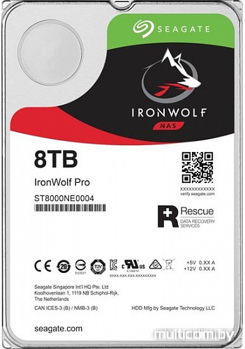 Жесткий диск Seagate IronWolf Pro 8TB ST8000NE0004