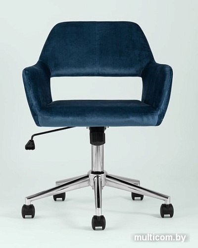 Кресло Stool Group Ross велюр (синий)
