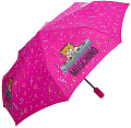 Зонт Moschino DJ bear Bordeaux Fuxia
