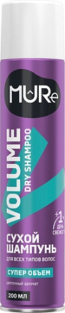 Сухой шампунь MURE Сухой шампунь для волос Volume Супер объем (200 мл)