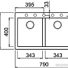 Кухонная мойка Elleci Quadra 350 Ghisa 70