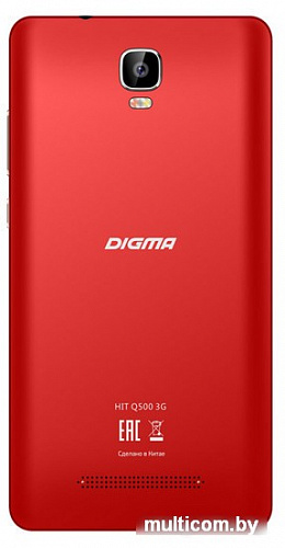 Смартфон Digma Hit Q500 3G (красный)