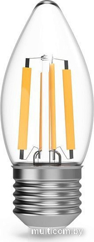 Светодиодная лампочка Gauss Filament Свеча 11W 810lm 2700К Е27 LED 1/10/50 103802111