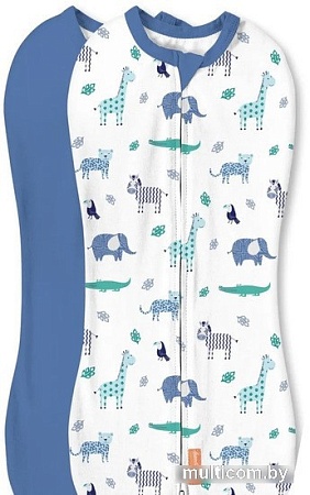 Пеленка-кокон Summer Infant Swaddlepod 55640 (S, экскурсия по сафари)