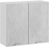 Шкаф навесной Трия Гранита 1В8 (бетон снежный)