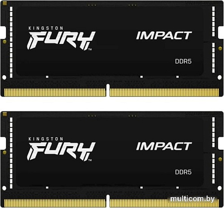 Оперативная память Kingston FURY Impact 2x16 ГБ DDR5 6000МГц KF560S38IBK2-32