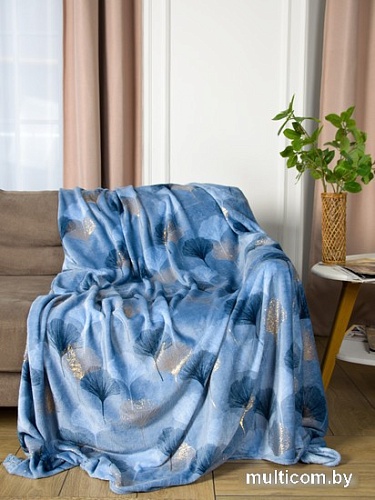 Плед Belezza Ginko 200x220 (синий)