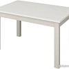 Кухонный стол Senira Кастусь 110-145x70 (белый/белый)