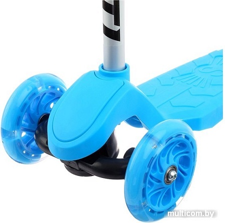 Трехколесный самокат Graffiti 4636089 (голубой)