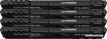 Оперативная память HyperX Fury 4x8GB DDR4 PC4-24000 HX430C15FB3K4/32