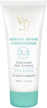 Кондиционер Von-U Keratin Rehab 200 мл