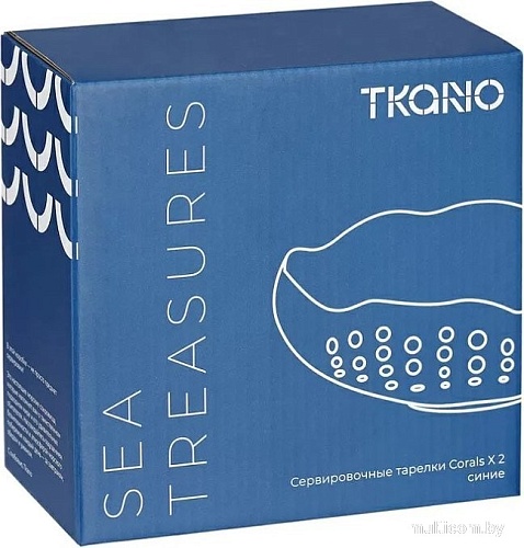 Набор салатников Tkano Corals Sea treasures TK25-TW_SRV0001 (синий)