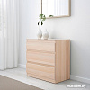 Детский комод Ikea Сконевик 203.277.66 (беленый дуб)