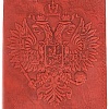 Обложка для паспорта Poshete Герб 681-OP1102003-RED (красный)