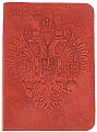 Обложка для паспорта Poshete Герб 681-OP1102003-RED (красный)