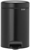 Brabantia Pedal Bin NewIcon 3 л (черный матовый)