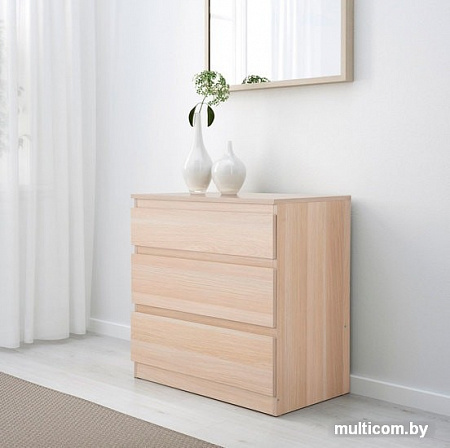 Детский комод Ikea Сконевик 203.277.66 (беленый дуб)