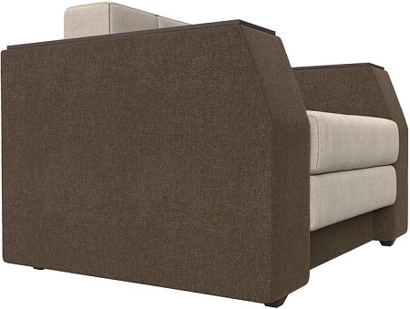 Кресло-кровать Лига диванов Атлантида 113875 (рогожка, бежевый/коричневый)
