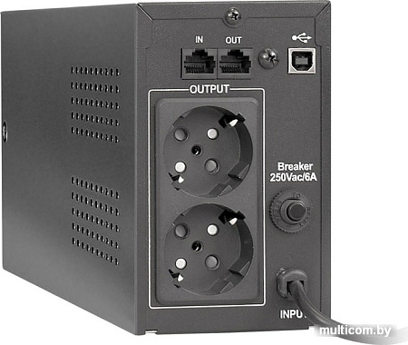 Источник бесперебойного питания ExeGate Power Smart ULB-850.LCD.AVR.EURO.RJ.USB