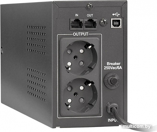Источник бесперебойного питания ExeGate Power Smart ULB-850.LCD.AVR.EURO.RJ.USB